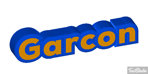 Garçon Effet de texte