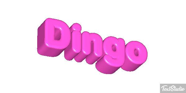 Dingo Efecto de texto