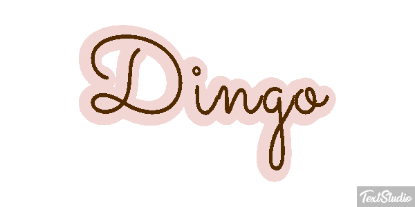 Dingo Efecto de texto