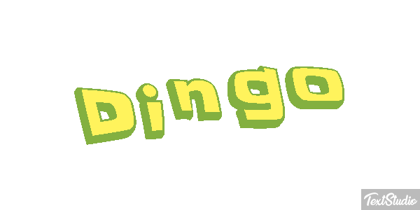 Dingo Efecto de texto