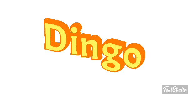 Dingo Efecto de texto