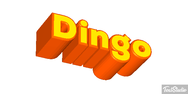 Dingo Efecto de texto
