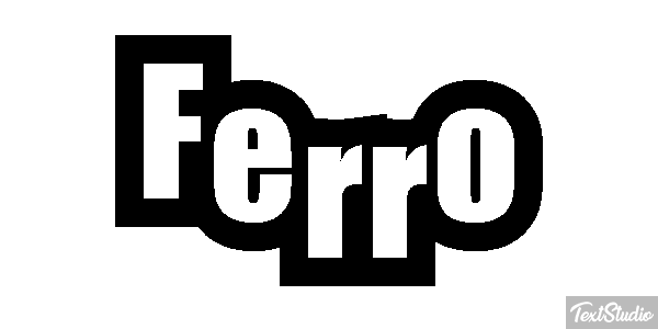 Ferro Efeito do texto