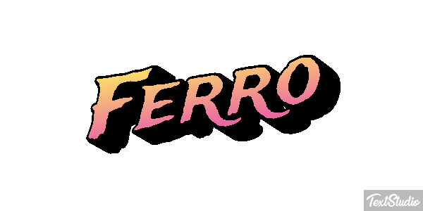 Ferro Efeito do texto