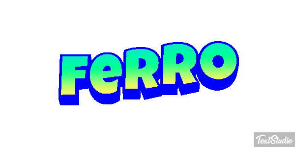 Ferro Efeito do texto