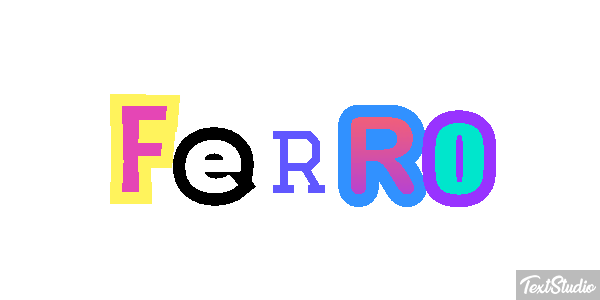 Ferro Efeito do texto