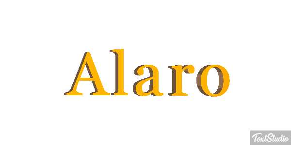 Alaró Текстовый эффект