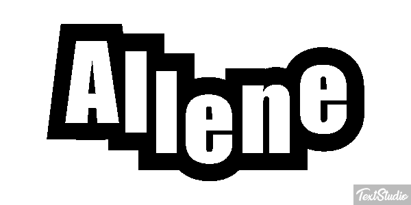 Allene Efekt tekstowy