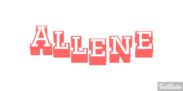 Allene Efekt tekstowy
