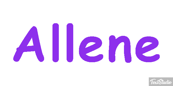 Allene Efekt tekstowy
