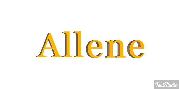 Allene Efekt tekstowy