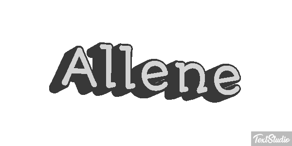 Allene Efekt tekstowy