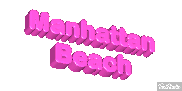 Manhattan Beach Efekt tekstowy