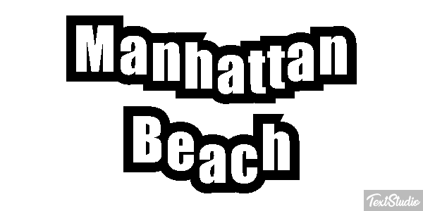 Manhattan Beach Efekt tekstowy