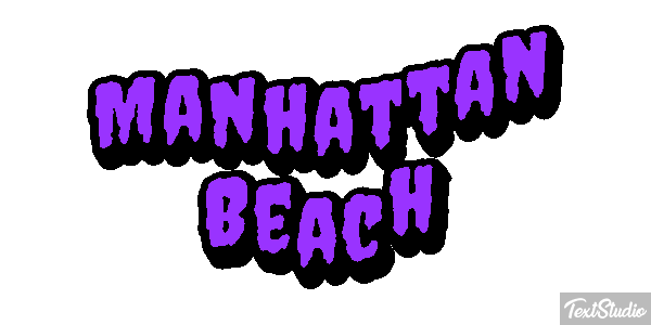 Manhattan Beach Efekt tekstowy