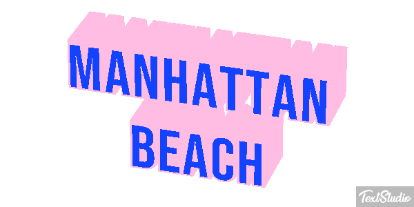 Manhattan Beach Efekt tekstowy