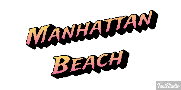 Manhattan Beach Efekt tekstowy
