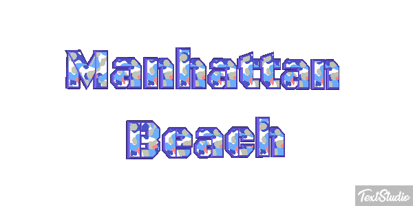 Manhattan Beach Efekt tekstowy