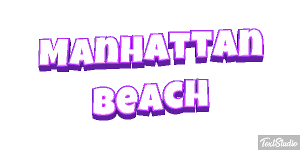 Manhattan Beach Efekt tekstowy