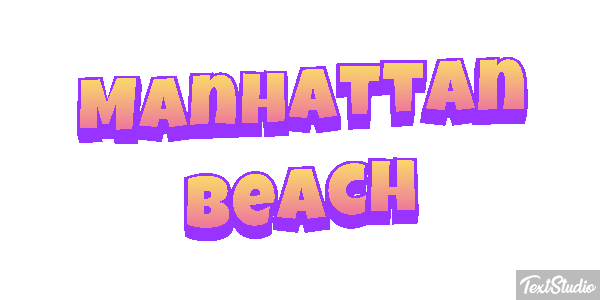 Manhattan Beach Efekt tekstowy