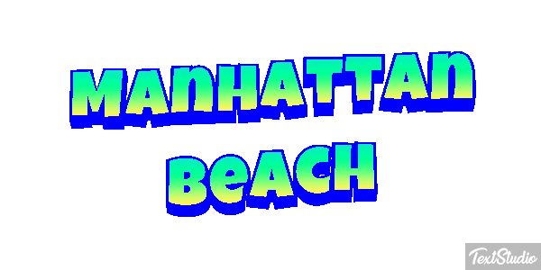 Manhattan Beach Efekt tekstowy