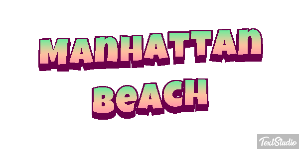 Manhattan Beach Efekt tekstowy