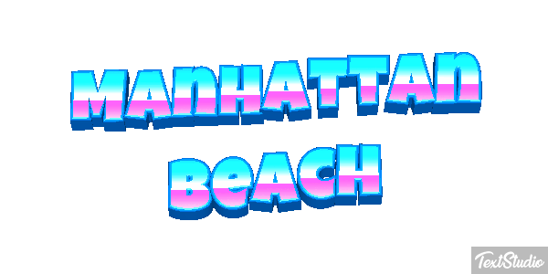 Manhattan Beach Efekt tekstowy