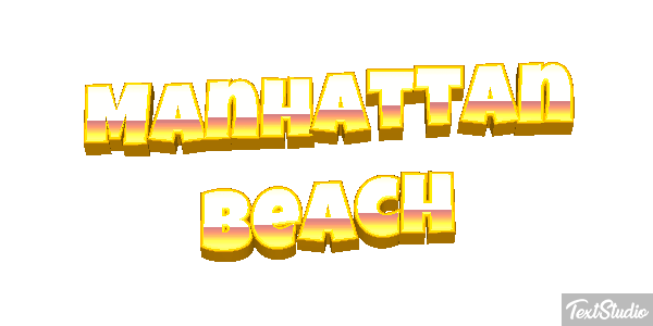Manhattan Beach Efekt tekstowy