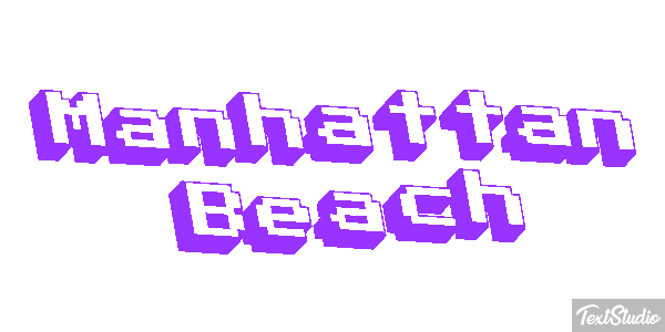 Manhattan Beach Efekt tekstowy