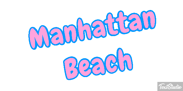 Manhattan Beach Efekt tekstowy