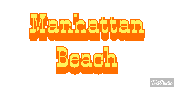 Manhattan Beach Efekt tekstowy