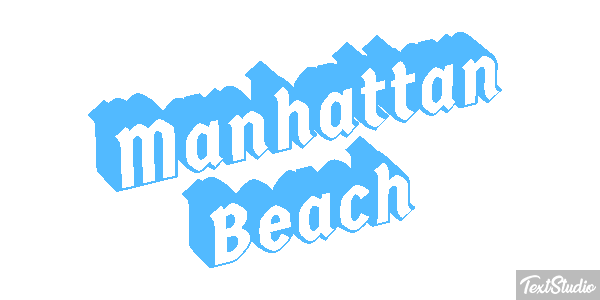 Manhattan Beach Efekt tekstowy