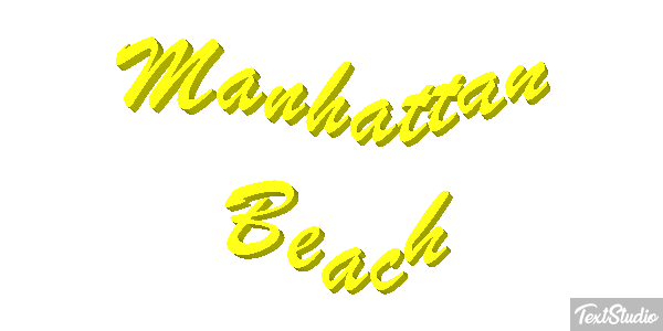 Manhattan Beach Efekt tekstowy