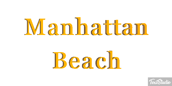 Manhattan Beach Efekt tekstowy