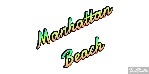 Manhattan Beach Efekt tekstowy