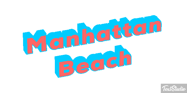 Manhattan Beach Efekt tekstowy