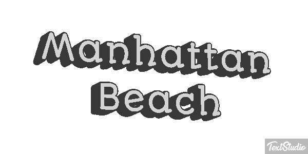 Manhattan Beach Efekt tekstowy