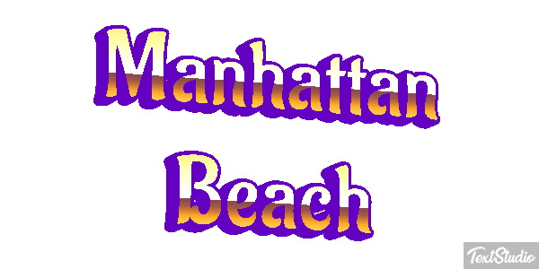 Manhattan Beach Efekt tekstowy