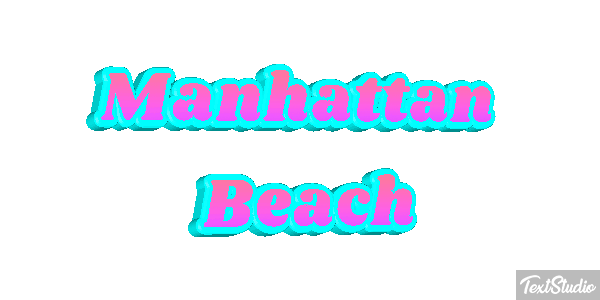Manhattan Beach Efekt tekstowy