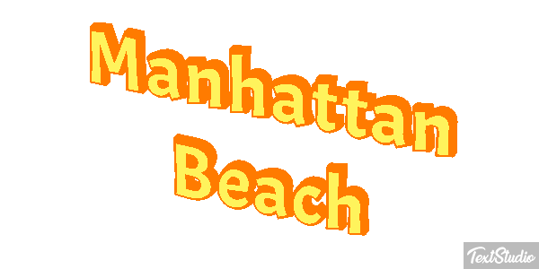 Manhattan Beach Efekt tekstowy