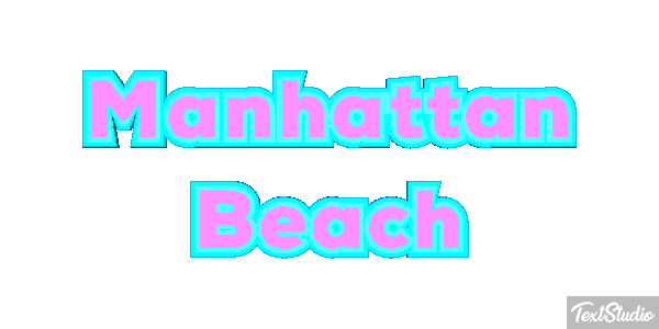Manhattan Beach Efekt tekstowy