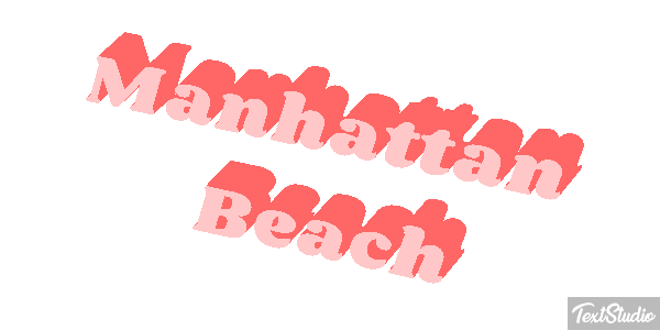 Manhattan Beach Efekt tekstowy