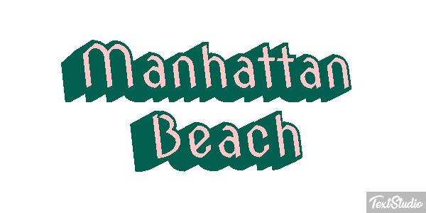Manhattan Beach Efekt tekstowy