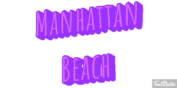 Manhattan Beach Efekt tekstowy