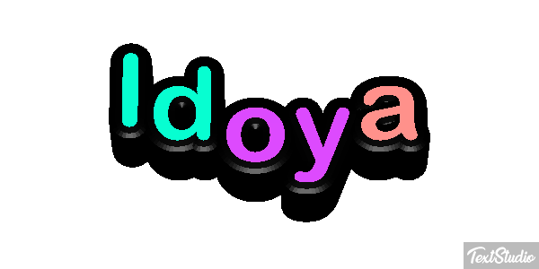 Idoya Efecto de texto