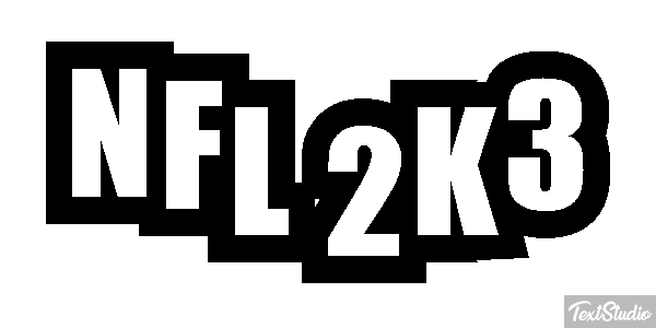 NFL 2K3 Efekt tekstowy