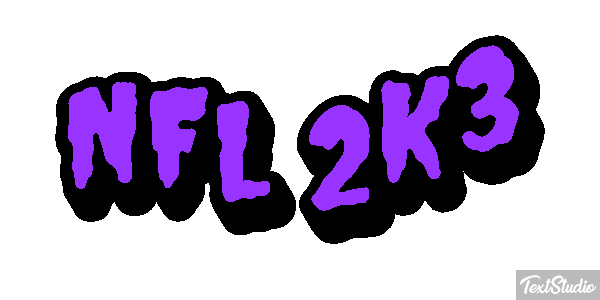 NFL 2K3 Efekt tekstowy