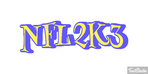 NFL 2K3 Efekt tekstowy