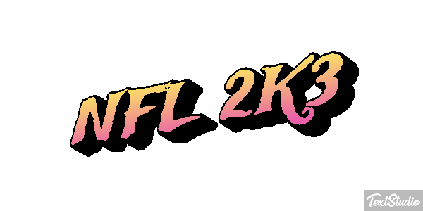 NFL 2K3 Efekt tekstowy