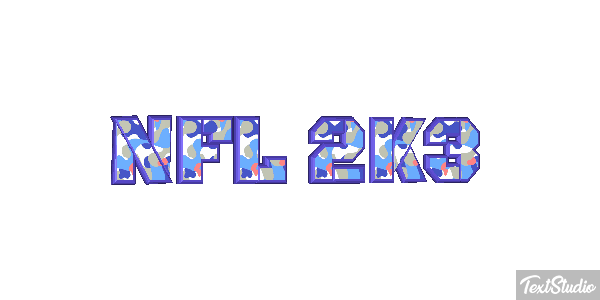NFL 2K3 Efekt tekstowy